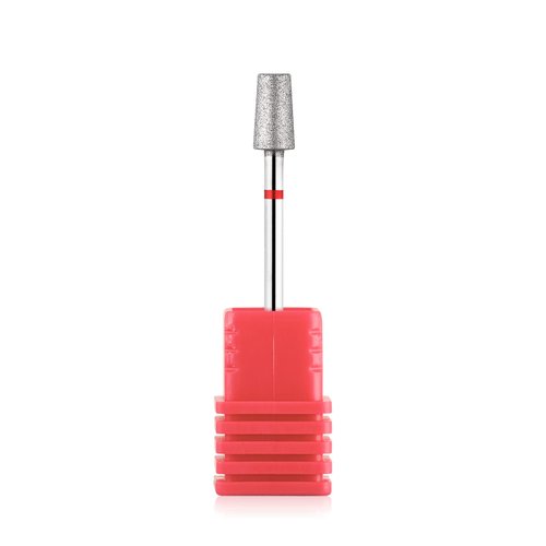 NMKL38 Small Tapered Barrel Diamond Nail File Drill Bit Cuticle Cleaner Burr Tool for Electric Drill Machine Manicure Pedicure Polishing Kit (5.2x9.8-F)