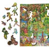 Wooden Puzzle for Adults with Uniquely Shaped Pieces - Made in The USA by FoxSmartBox - 245 Pieces - Fairy Forest. Summer
