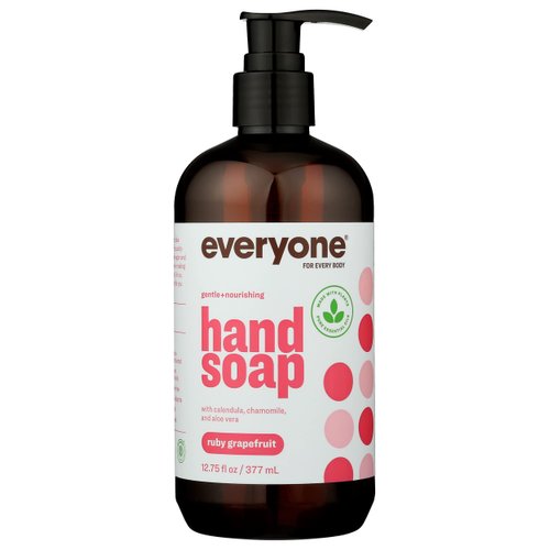 Everyone Gentle + Nourishing Ruby Grapefruit Scent Hand Soap, Plant Based,12.75 Fluid Ounce (Pack Of 1)