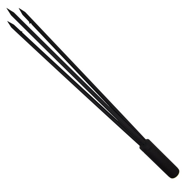 Scuba Choice Spearfishing 12"" Stainless Steel Pole Spear Tip 3 Prong Head Paralyzer (Black), one Size