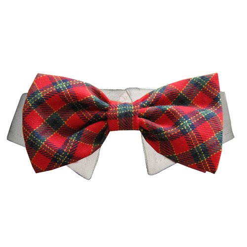 Pooch Outfitters Dog Christmas Outfit Collection | Tie, Bow Tie, Scarf, Collar Slider, Dress, Coat, Pajamas and Hat – Great for Family Xmas Card Photos