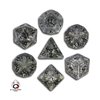 Q-Workshop Elvish Dice 7 Board Game, Transparent/Black