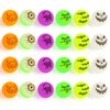 FINGOOO 24Pcs Halloween Bouncy Balls,Glow in The Dark Bouncing Balls for Kids Halloween Party Favors Non-Candy Halloween Treats Halloween Giveaways Classroom Rewards