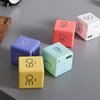 mooas Cube Timer, Time Management, Kitchen Timer, Kids Timer, Workout Timer, Timer for Studying, Cooking (Violet)
