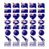 Womaha Meme Series 40 Sheets Australia Flag Temporary Tattoos for Kids Football Temporary Face Tattoos