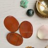 Red Jasper Worry Stone Crystals and Healing Stones - Worry Stones for Stress Relief Gifts - Piedra Crystal Fidget for Meditation - Unique Stocking Stuffers and Birthday Gifts for Women, Men