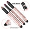 FOCALLURE 3 Pcs No Crease Eyeshadow Sticks,Shimmer & Matte Eye Shadow Crayon with Blending Brush,Smooth Cream Highlighter Pen,Long Lasting Eyeshadow Brightener Stick Makeup,Limerence