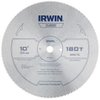IRWIN 10-Inch Miter Saw Blade, Classic Series, Steel Table (11870)