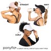 Ponyflo Performance Ponytail Running Hat - Ponytail Hats for Women - High Ponytail Hats for Women - Baseball Cap Women White