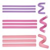 Forever 21-12pc Flexible Curling Rods Value Pack, Foam Curlers in Assorted Sizes, Curly Rods For Hair | Heatless Hair Curlers for Spiral Curls & Waves