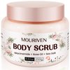 Niacinamide Exfoliating Body Scrub - Rose Scrub with Niacinamide, Rose Oil and Seal Salt - Hydrating & Smooths Skin, Suitable for Sensitive Skin - 8.82oz