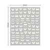 Halloween Stickers for Nails,Fall Skull Ghost Bat 3D Self-Adhesive Halloween Nail Art Stickers Decals Glow in The Dark Nail Decoration Nail Supplies for Women Girls Kids（6Pcs）