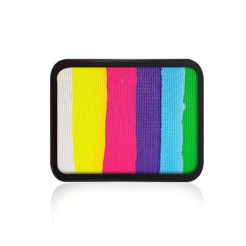 Kraze FX Face Paint Palette Refill - Incandescent (20 gm), Professional 1-Stroke Split Cake, Hypoallergenic, Non-Toxic, Water Activated Halloween Face & Body Painting Makeup Supplies for Kids