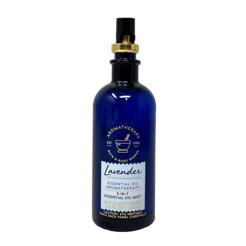Bath & Body Works Aromatherapy Lavender 3 Pack 5-in-1 Essential Oil Mist Set with a Lavender Dream Bar Soap - Full Size