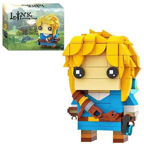 Breath of The Wild Link Building Sets for Adults Kids, Link Minifigure Building Kit,Game Player Collection Creative Building Blocks Model Toys,Compatible with Lego(248PCS)