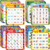 Alphabet Bingo Game Kids Sight Word Bingo Set Number Letter Animal Board Game for Kindergarten Preschool Counting and Matching Skills Development Family Game Night Classic Educational Supplies