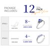 12 Sizes Invisible Ring Size Adjusters Set Guard Ring Sizer Tightener for Loose Rings,2 Styles Plug-in and Spirals Ring Size Reducer Spacer Fit for Any Rings with Jewelry Polishing Cloth