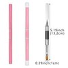 6 Pack Dual-Ended Polygel Brush and Picker Stainless Steel Manicure Polygel Mixing Picker Manicure Nail Polish Applicator Brush Nail Art Care Tools for Home Beauty Salon