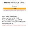 16PCS Hair Extensions Keratin Glue Sticks Professional Hair Adhesive Keratin Glue Sticks Hot Melt Glue Stick Hair Adhesive Sticks Dent Puller Glue Sticks(16 Pcs, Yellow)