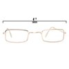 Skeleteen Old Man Costume Glasses - Rectangular Granny Dress Up Eyeglasses for Kids - 1 Pair