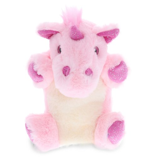 DolliBu Unicorn Plush Hand Puppet for Kids - Soft Plush Stuffed Animal Hand Puppet Toy for Puppet Show Games Puppet Theaters for Kids, Adult Cute Puppets Educational Toy to Teach Children & Toddlers