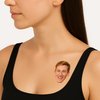 Funny Face Temporary Tattoos – Custom Fake Tattoos for Bachelorette Party Favors, Photo Booths & Pranks – Personalized Tattoo Gift Ideas