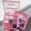 AUKIOOA 9 Colors Eyeshadow Makeup Palette,brilliant Pearlescent Pink Eyeshadow Palette Long Lasting Waterproof Travel Size Gift Kit