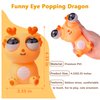MuMyer Squeeze Dragon Pop Out Eyes Toys, Eye Popping Dragon Stress Relief Squeezy Toy for Christmas Birthday Gift Party Favors