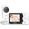 VTimes Video Baby Monitor with Camera and Audio No WiFi 2.4" Screen, Portable Baby Camera, Baby Camera Monitor Night Vision, 1000ft Range, 2X Zoom, Ideal for Baby Elderly Pet (NO Charging Plug)