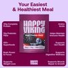 Happy Viking Berry Parfait Protein + Superfoods Powder, Created by Venus Williams, 30G Protein, Low Carb, Keto, Vegan, Gluten-Free, Non-GMO, Complete Meal Replacement, 1 Bag