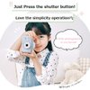 Kids Camera Pint Kids Clover Kids Camera, Christmas Birthday Gifts for Girls and Boys, Toy Camera, 32GB Card, 155g, Videos, Music, Games, 6ys+ (WITHyou_Baby Pink)