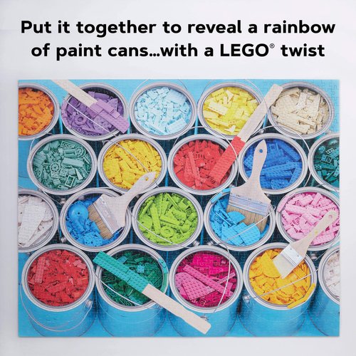 LEGO Paint Party 1000 Piece Puzzle