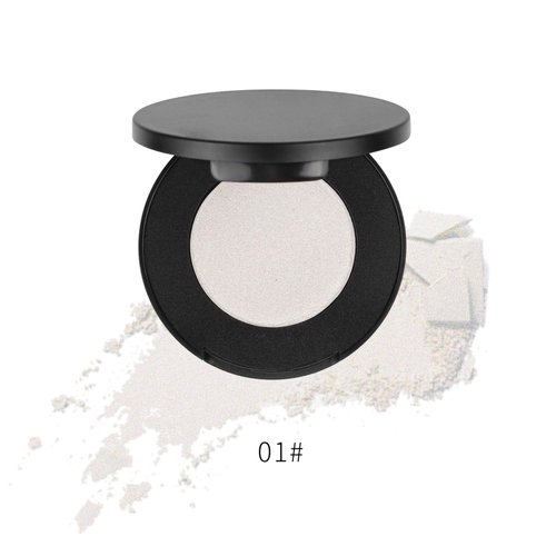 Vodisa Face Highlighter Powder Palette, Glossy Glitter Illuminator Powder, Shimmer Shades for Face Highlighter Makeup, Highly Pigmented Natural Shiny Highlight Makeup Illuminator Highlighter 1