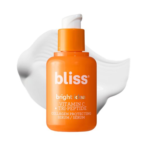 Bliss Bright Idea Vitamin C + Tri-Peptide Collagen Brightening Face Skincare Serum - Anti Aging, ...