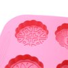 X-Haibei Round Mooncake Chocolate Lotion Bar Soap Cookies Wax Silicone Mold Dia. 2.5inch, 1.5oz per Cell