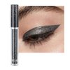 ONarisae Liquid Glitter Eyeshadow Long Lasting Effect Shiny Pigmented Eyeshadow Glow Eye Makeup (Black)