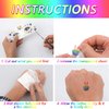 HAIMITI Pride Face Eye Tattoos,Gay Pride Temporary Tattoos,Rainbow Lips Hearts Stars Butterfly Pattern Tattoo Sticker, Removable Waterproof Body Paint Art Tattoo Decorations for Men Women,10 Sheets
