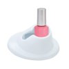 2 Pieces Nail Polish Stand Nail Polish Bottle Stand Nail Polish Bottle Holder Nail Art Display Manicure Tools for Nail Organizer Display, White