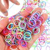 Hicarer 1000 Mini Rubber Bands Soft Elastic Bands for Kid Hair Braids Hair (Multicolor,1.5 cm)