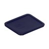 Pyrex Bundle - 2 Items: 7210-PC 3-Cup Blue Plastic Food Storage Lids - Original Genuine Pyrex Lids - 2 Pack -Made in the USA