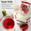 The Republic Of Tea Organic Pomegranate Green Tea, 250 Tea Bags, Superfruit Premium Green Tea Blend