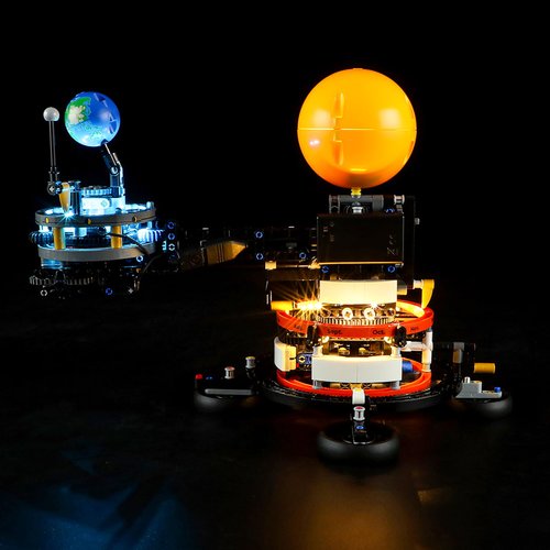 YEABRICKS LED Light for 42179 Technic Planet Earth and Moon in Orbit Building Blocks Model (Building Set NOT Included)