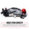 Franklin Sports Youth Baseball Bat Bag - Teeball, Softball, Baseball Equipment Bag - Holds (3) Bats, Helmet, Cleats + More - Includes Fence Hook - Gray
