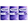 Super Poligrip Denture Adhesive Comfort Seal Strips-40 ct (Pack of 3)