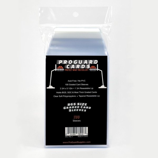 ProGuard Cards BGS Graded Card Sleeves for BGS & SGC Slabs & More