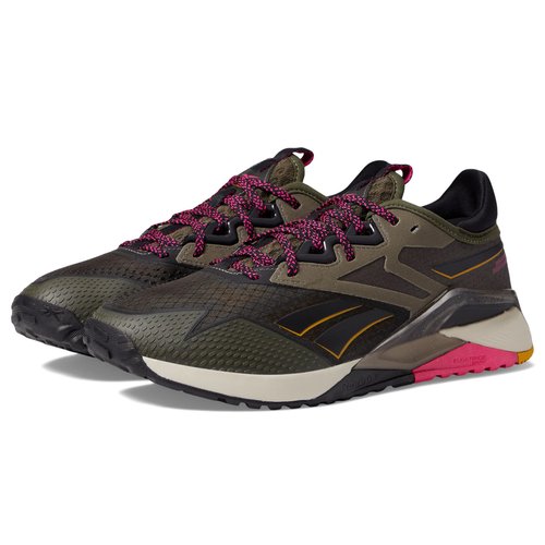 Reebok Women's Nano X2 Tr Adventure Cross Trainer, Army Green/Black/Proud Pink, 9.5