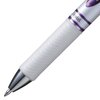 Pentel EnerGel Pearl Deluxe RTX Retractable Liquid Gel Pen, (0.7mm), Accent, Violet Ink, Box of 12 (BL77PW-V)
