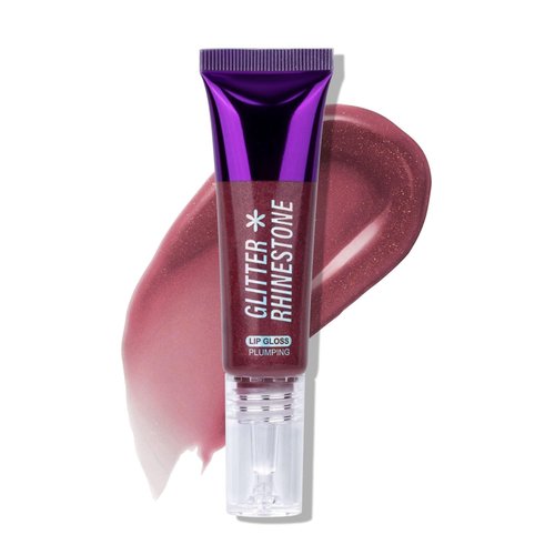 SWETIYOU Shimmer Lip Gloss, Bling Lip Gloss, Long Wear High Shine Glitter Lip Gloss, Non Sticky Diamond Glitter Lip Gloss, Long Lasting Shine & Fuller-Looking Lip Makeup(06)