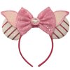 ZHENNAN Mouse Ears Headbands for Women, Glitter Piglet Bows Ears Headbands, Piglet Costume Cartoon Themed Events Birthday Party Decorations Hair Accessoires