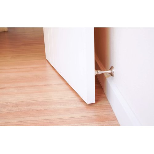 Richelieu Hardware 67NBR Onward 3-in (76.2 mm) Magnetic Door Stop, Brushed Nickel